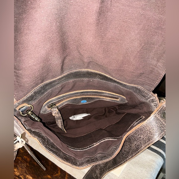 NWT Bed Stu Leather Venice Beach Crossbody Shoulder Bag Teak Lux MSRP $240 - Picture 11 of 14